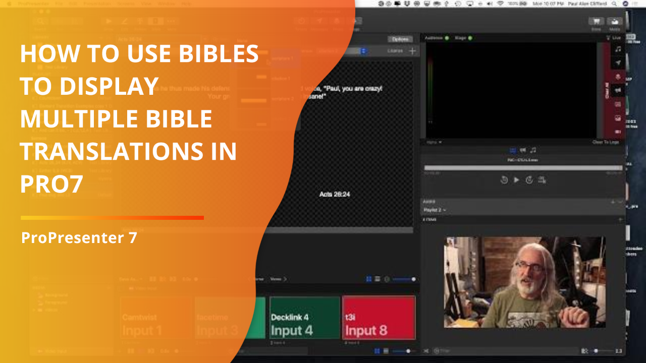 how to access the bible online in propresenter